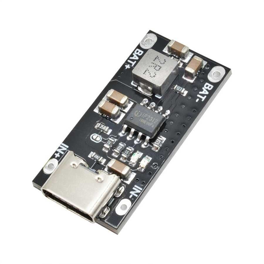 IP2312 Sabit Voltaj / Akım Ayarlı Usb C 3A Lityum Batarya Hızlı Şarj Kartı