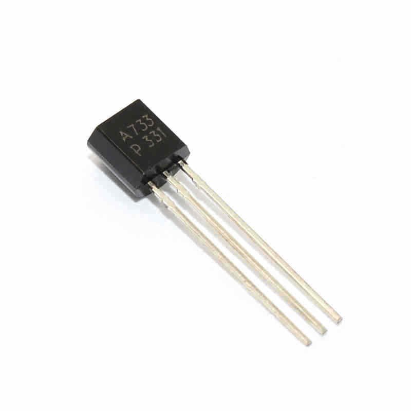 2SA733, A733,PNP 0,15A 50V TO-92 (5 Adet)  Transistör