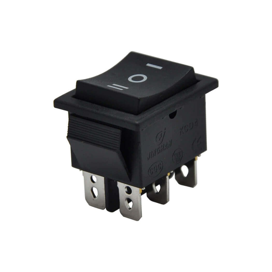 ATS-110 Geniş Işıksız Anahtar (ON)-OFF-(ON) YAYLI