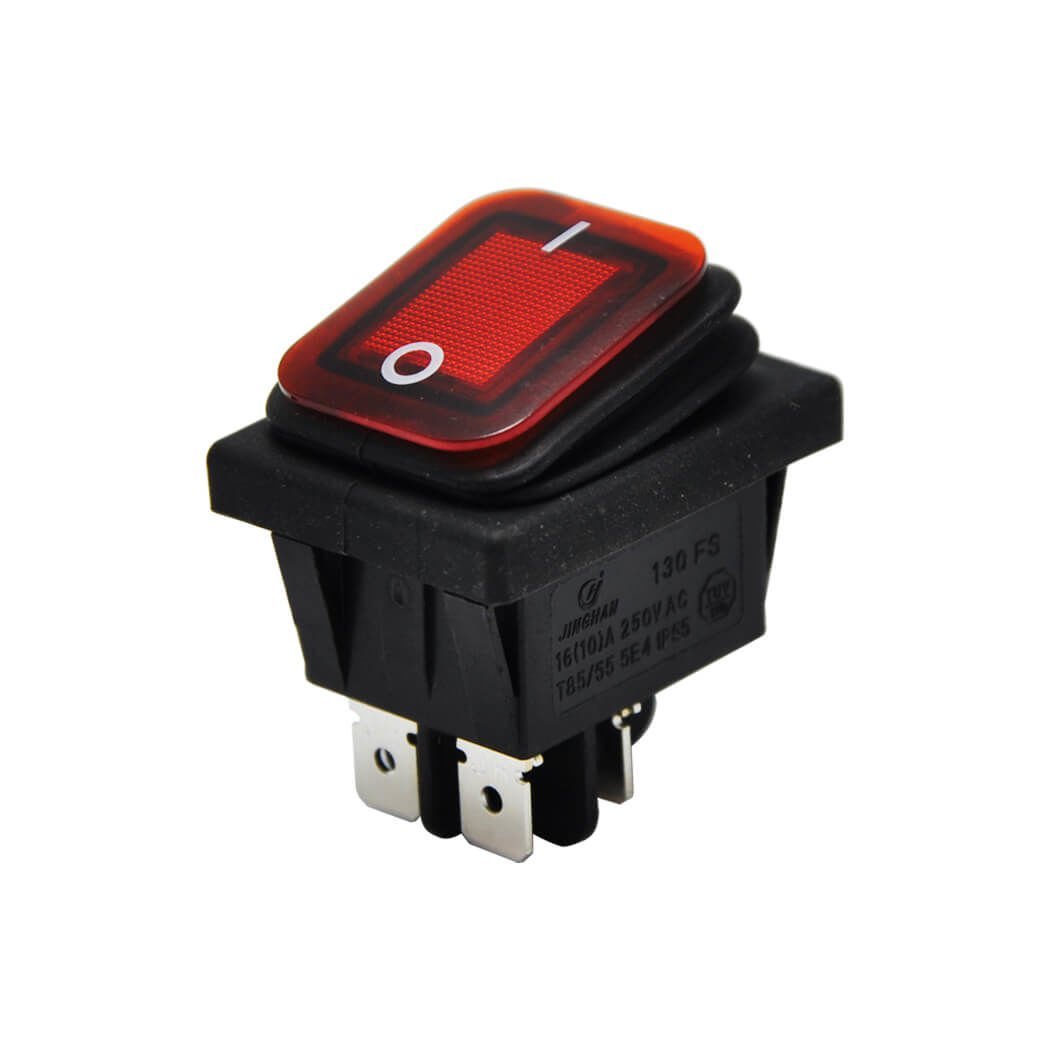 ATS-104W Geniş Işıklı Anahtar Körüklü ON-OFF