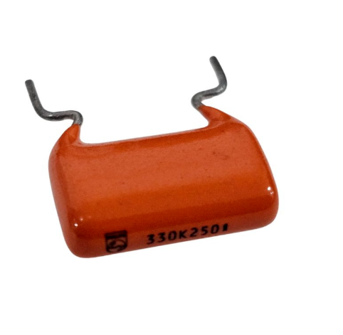 220NF 630V %10 (220n  K250V)  22x10x27mm Damla Tipi Polyester Kondansatör