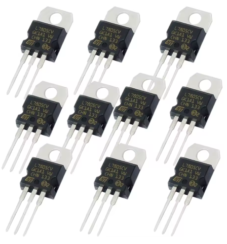 7805 Voltaj Regülatörü - TO220 - 10 Adet