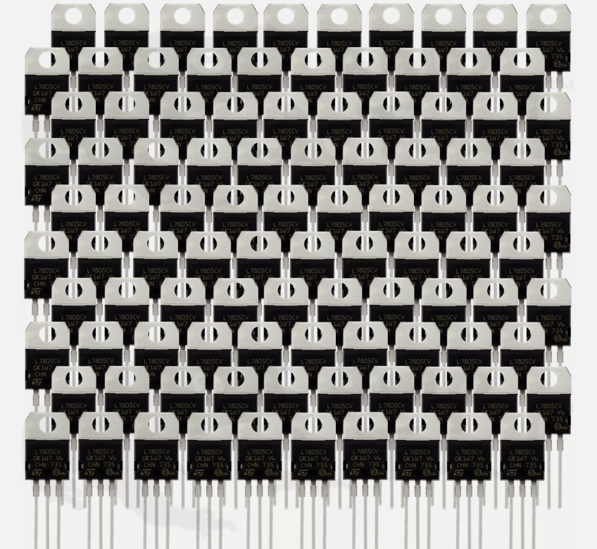 7805 Voltaj Regülatörü - TO220 - 100 Adet