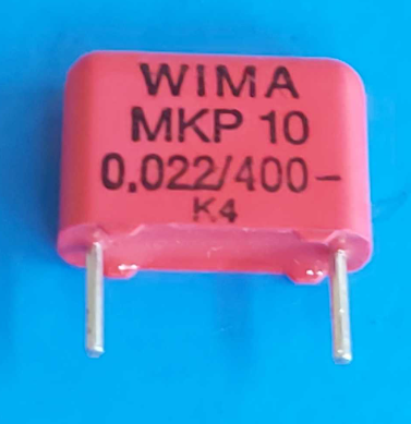 22nf400v %10 (0,022 K 400 WİMA  MKS4) Polyester Kondansatör13x4 X9mm
