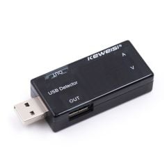 USB Akım Gerilim Test Cihazı Volt Amper Ölçer 2 Usb Çıkışlı