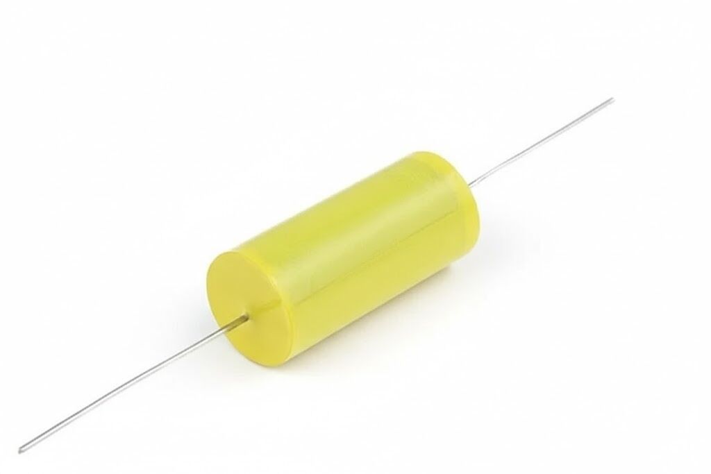 150nF 250V%20 (0.15uF M 250V MKT)  Axial (Aksiyel) Polyester Kondansatör