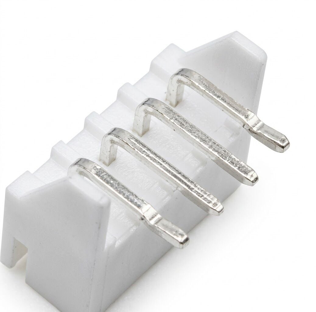 4LÜ  250-04R 2,50MM Erkek PCB Tipi 90* (5 Adet)  Konnektör