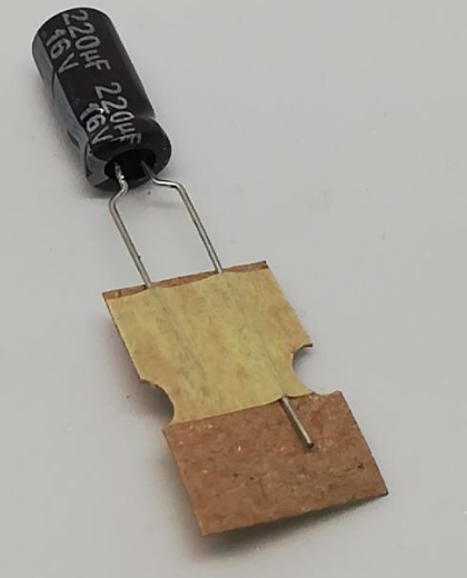 220uF 16V    105C 6X12mm  Elektrolitik Kondansatör