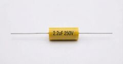 2.2UF 250V MKT Kutupsuz Axial Kondansatör