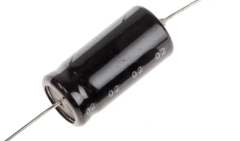 100uf 16V 7X17mm AXİAL  ELEKTROLİTİK KONDANSATÖR