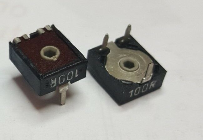 100R  Tek Tur Yatık Trimpot