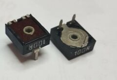 100R  Tek Tur Yatık Trimpot