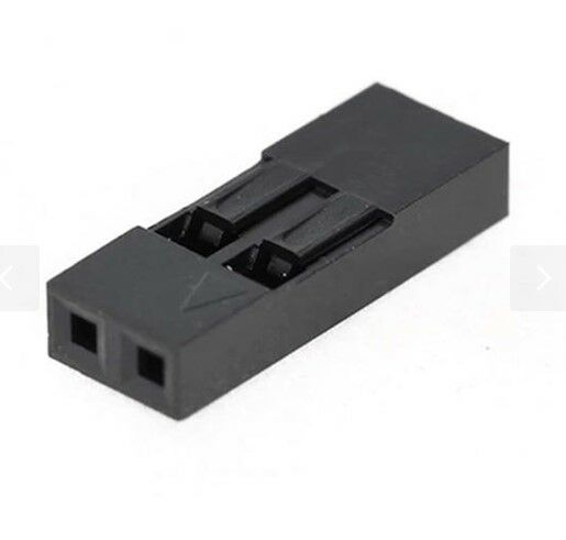 2Pin 2.54MM   Konnektör  Siyah