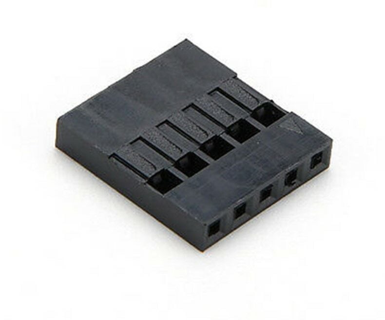 5Pin 2.54MM   Konnektör  Siyah (10 Adet)