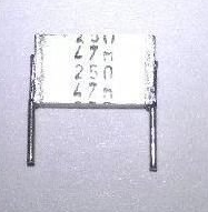 220NF 100V ( 0.22    100V  ) 10X3X9mm Stroflex kondansatör
