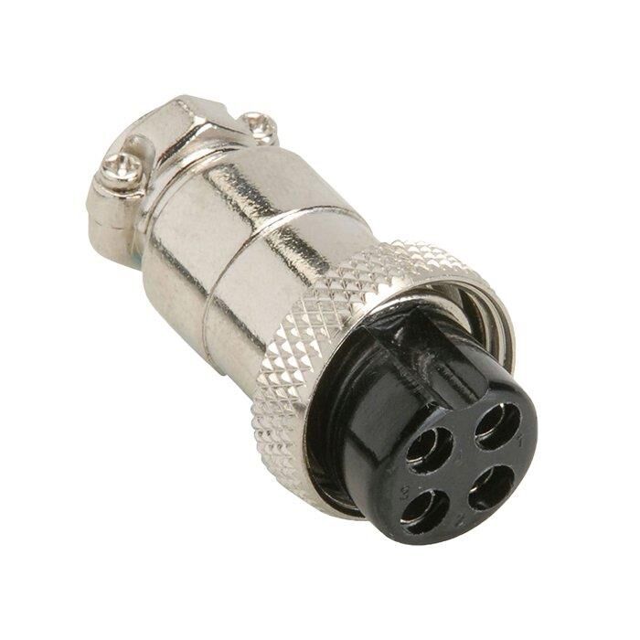 Mike Konnektör 4-Pin 16mm - Dişi