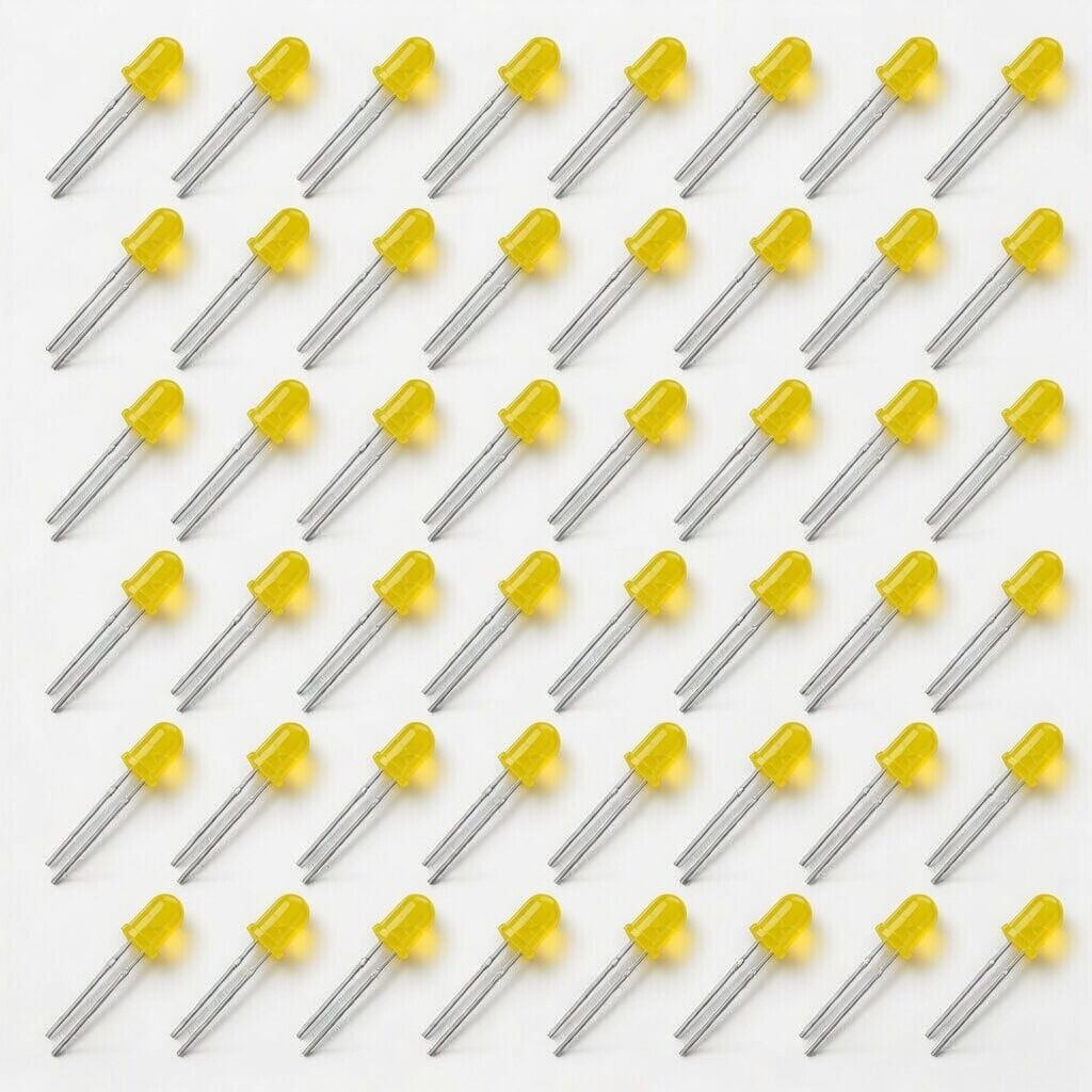 5mm Sarı Led 50 Adet