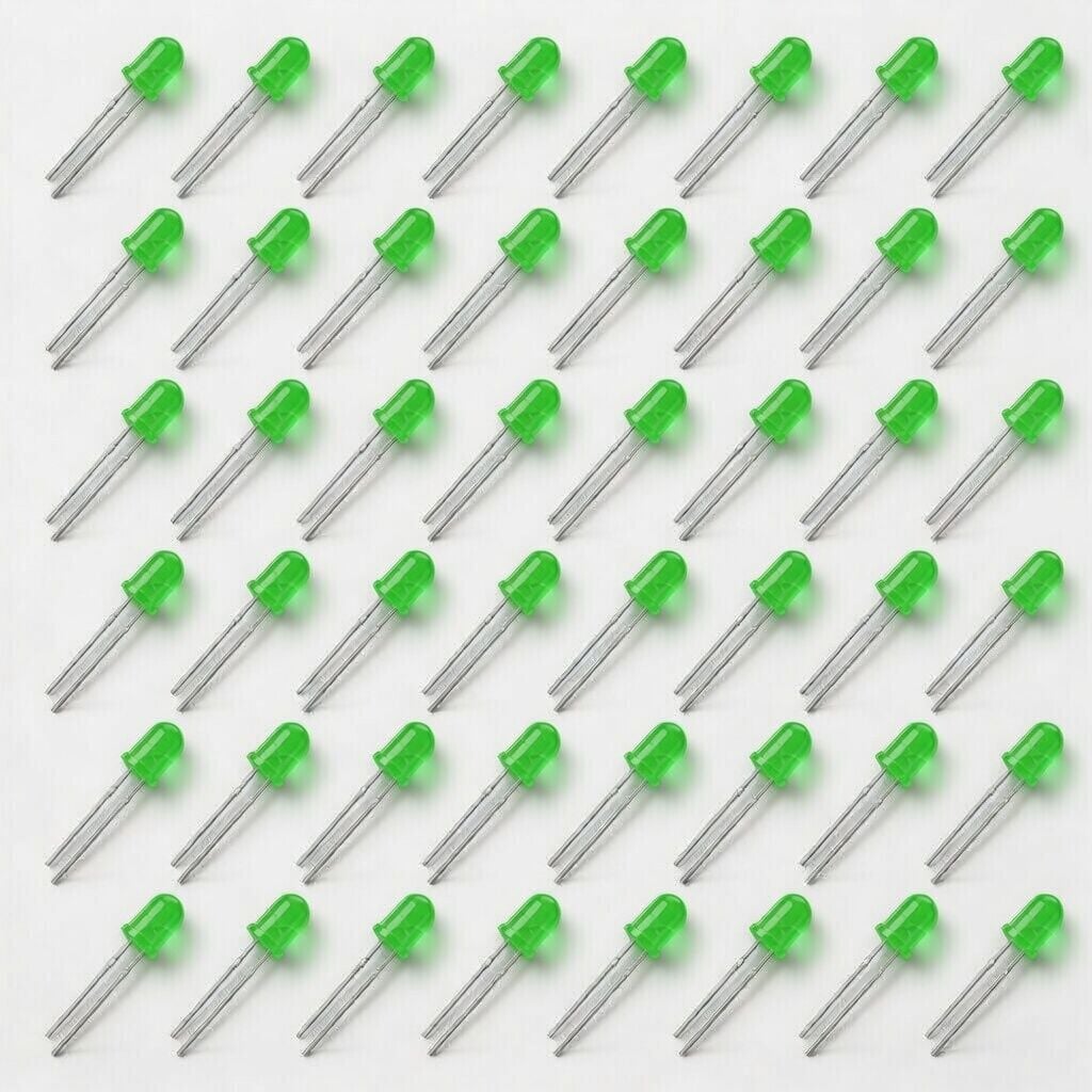 5mm Yeşil Led 50 Adet