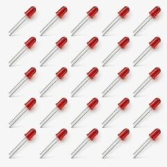 5mm Kırmızı Led 25 Adet