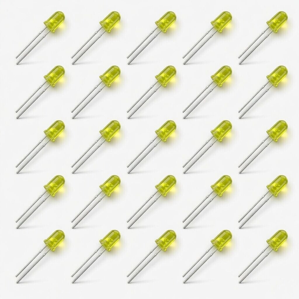 5mm Sarı Led 25 Adet