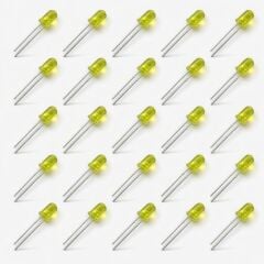 5mm Sarı Led 25 Adet