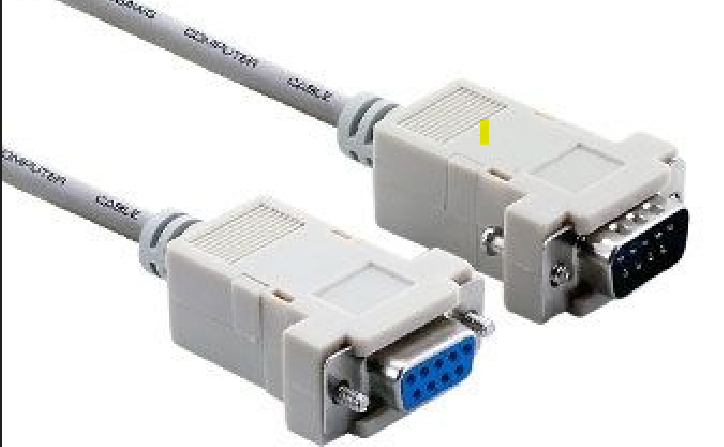 RS232 Dişi Erkek 9 Pin DB9 Kablo 120mm   HQ SPEED