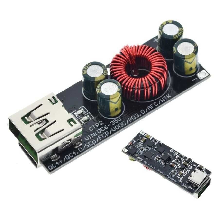QC4.0 QC3.0 Hızlı Şarj Devresi 6-35V Telefon Uyumlu