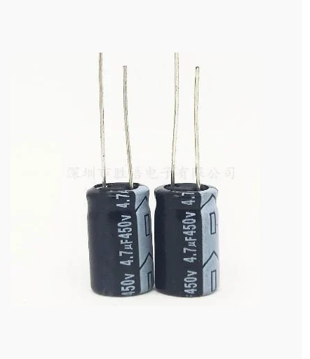 4.7UF 450V 105C  Ebat 10X15X5 Elektrolitik Kondansatör