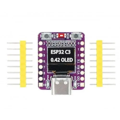 ESP32-C3 0.42 İnç OLED Modülü Wifi+Bluetooth ESP32 Geliştirme Kartı