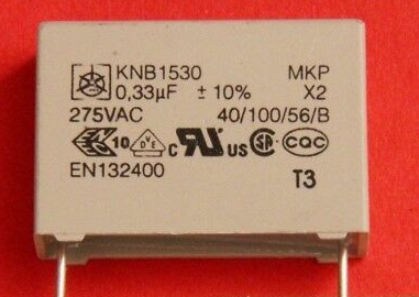 330NF 250VACX2( MKT0.33mf 250VAC X2  ERO)26X10X22mm Polyester Kondansatör