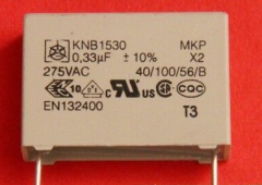 330NF 250VACX2( MKT0.33mf 250VAC X2  ERO)26X10X22mm Polyester Kondansatör