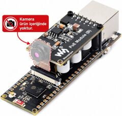 Waveshare ESP32-S3-POE-ETH Ethernet Geliştirme Kartı - Wi-Fi ve Bluetooth - PoE Modülü ile Birlikte