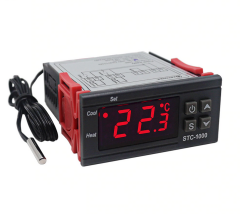 STC-1000 AC 110-220V 10A LCD Ekranlı NTC Sensörlü Sıcaklık Kontrol Modülü