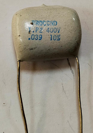 330nF 250V %20 (334 M 250) Damla Tip Kondansatör 16X7X15mm