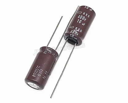 10uF 400V 105C Ebat 8X14x5 Elektrolitik Kondansatör