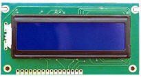 2X16 LCD Display Mavi Ekran
