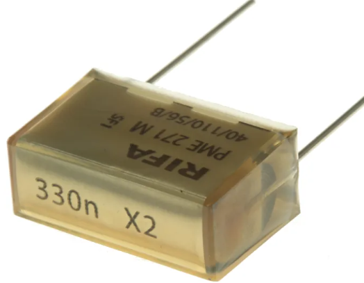 330NF 250VACX2( 0.33mf 250VAC X2) 25X11X22mm   Stroflex Kondansatör