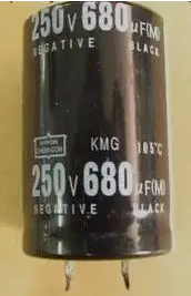 680UF 250V EBAT 25x50mm  105*Elektrolitik Kondansatör NIPPON