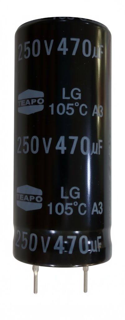 470UF 250V Snap 105* 22X51MM  Elektrolitik Kondansatör