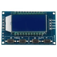 PWM Sinyal Jeneratörü Devresi XY-LPWM , PWM Kare Dalga üretici  1Hz-150Khz Lcd Ekranlı Sinyal  Jeneratör Modülü XY-LPWM