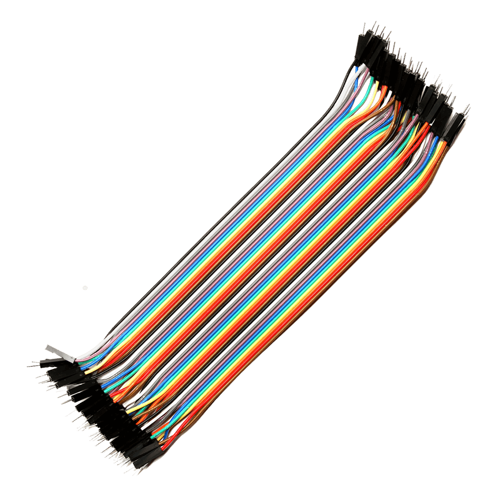 Jumper Kablo Erkek-Erkek 20cm 40 Adet