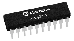 ATTINY2313A-PU 8-bit AVR Mikrodenetleyici DIP-20 20MHz 2KB Flash