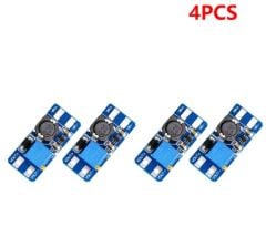4 Adet MT3608 DC-DC 2A Ayarlanabilir Voltaj Yükseltici Kart