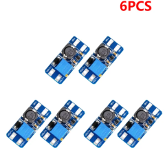 6 Adet MT3608 DC-DC 2A Ayarlanabilir Voltaj Yükseltici Kart