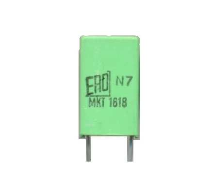 1uF 100V (1, K 100 ERO) 7X7X5mm-Y x12mm Polyester Kondansatör