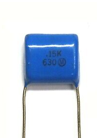 33NF630V%10 (0.033 K 630V )  12x6x9mm  Damla Tipi Polyester Kondansatör