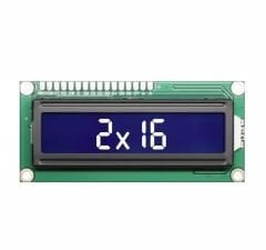 2x16 Lcd Ekran Sol Üst Mavi - Qapass