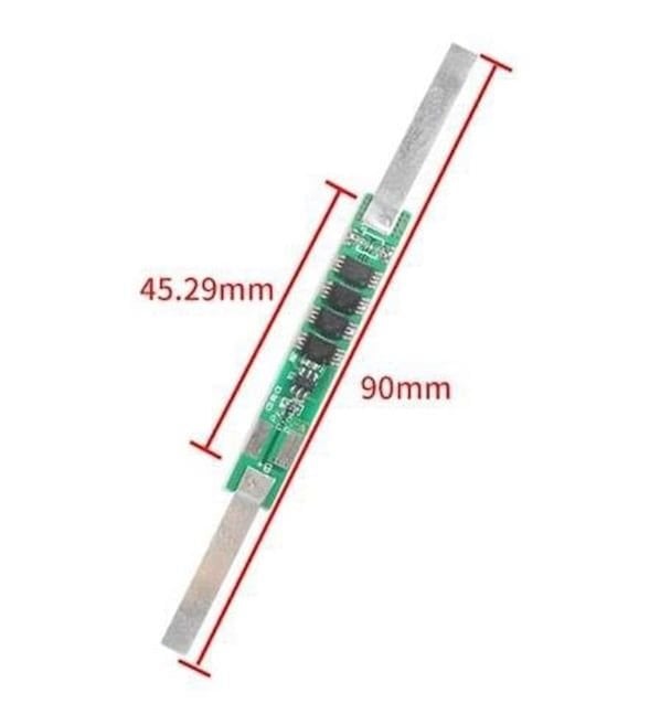 1S 6A 3.7V Bms 18650 Li-ion Lipo Batarya Koruma Devresi