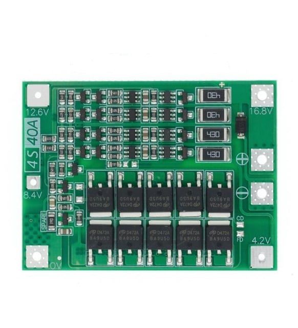 4S 40A BMS 18650 Balanslı Li-Ion Şarj Koruma Devresi