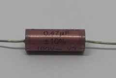 220NF 400V %10 (0.22K400 MKT) Axial Polyester Kondansatör 35x18mm